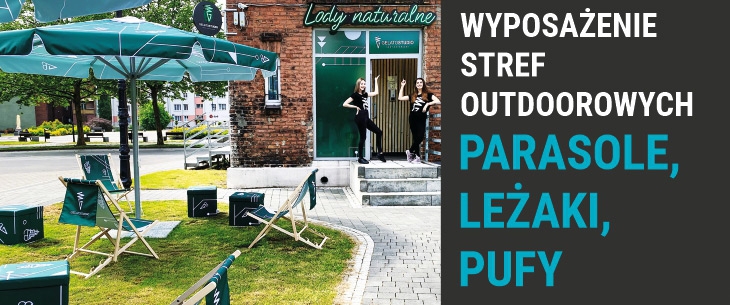 Wyposażenie stref outdoorowych