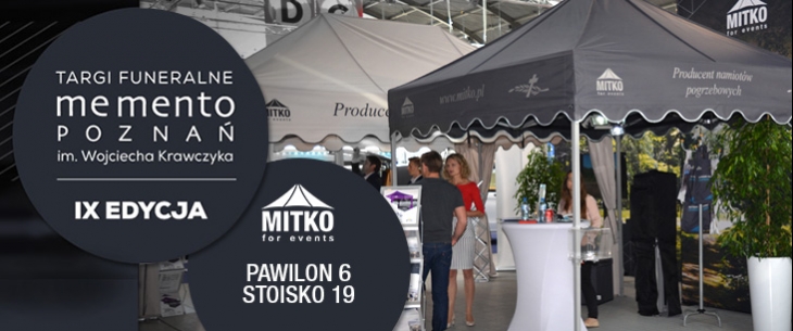 20% RABATU NA NAMIOTY POGRZEBOWE ZAMÓWIONE PODCZAS TARGÓW MEMENTO W POZNANIU