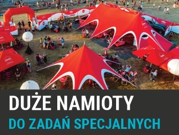 Duże namioty do zadań specjalnych