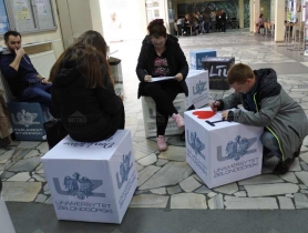 Kostki reklamowe Uniwersytet Zielonogórski